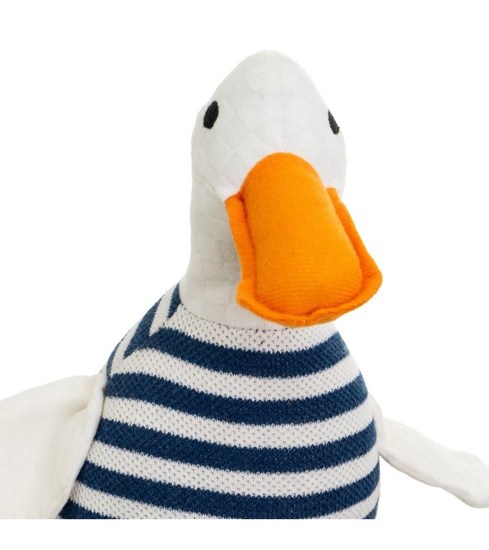 Dcasa Set De 2 Topes De Puerta Original Pareja Pato De Tela Y Gravilla