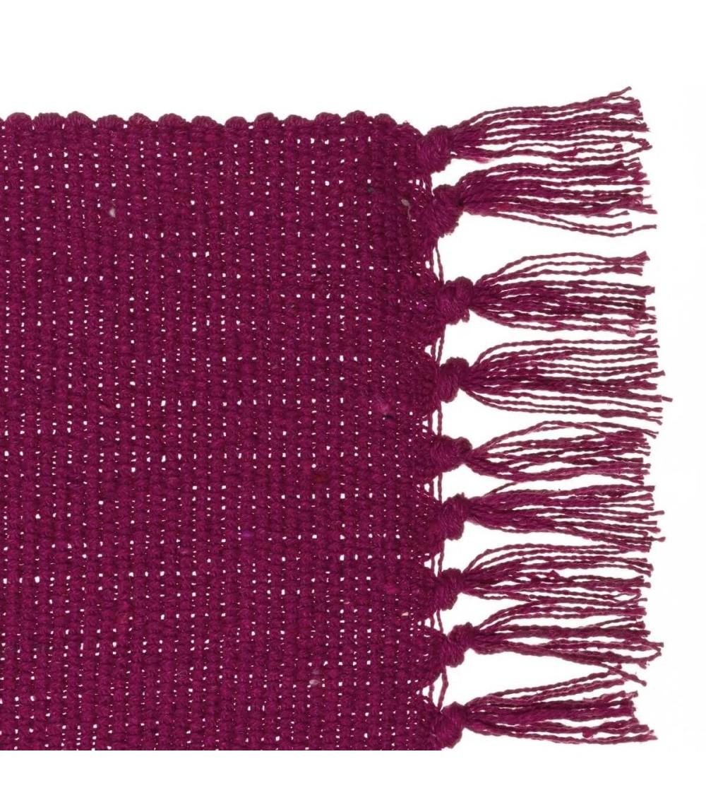 Dcasa Set De 3 Alfombras De Flecos De Algodón Natural De 50x80 Cm