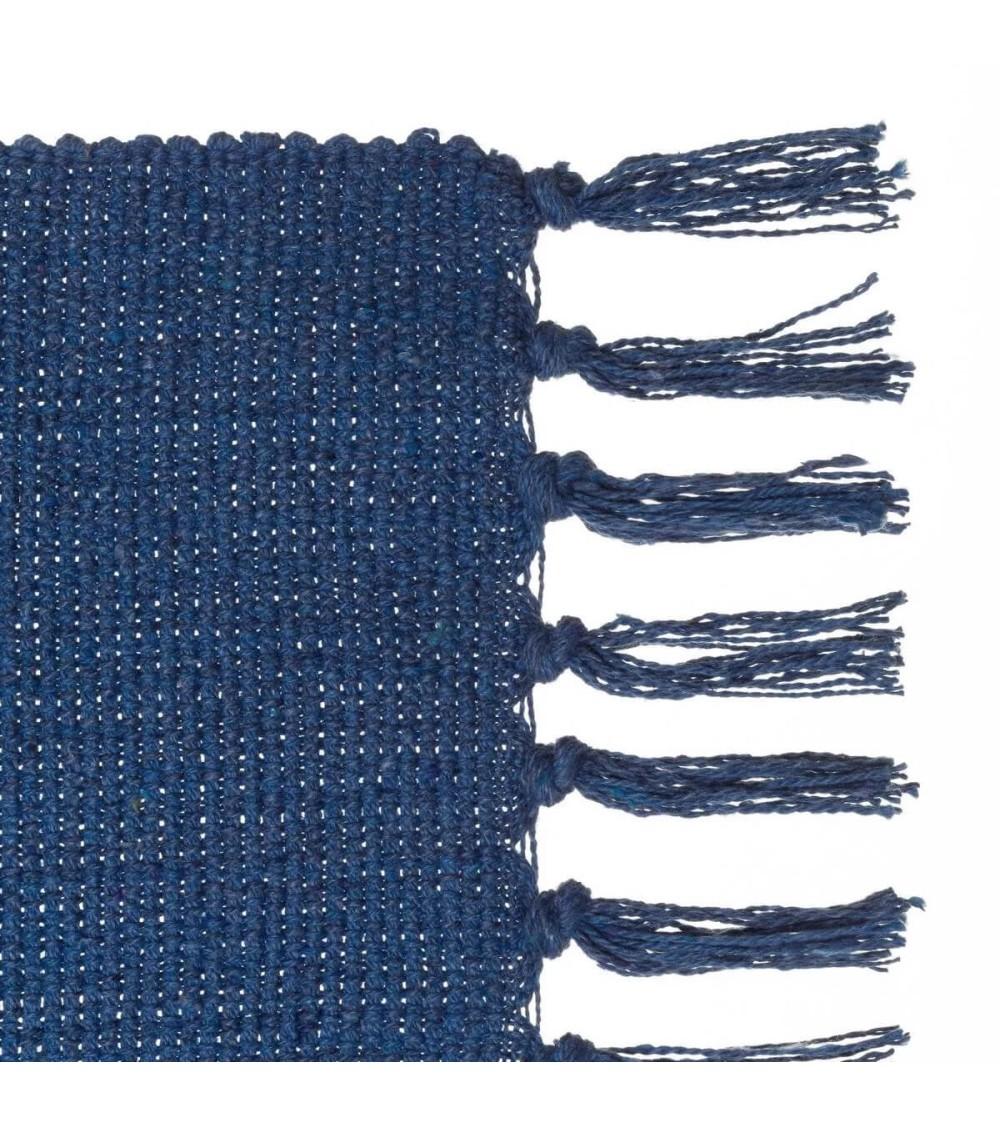 Dcasa Set De 3 Alfombras De Flecos De Algodón Natural De 50x80 Cm