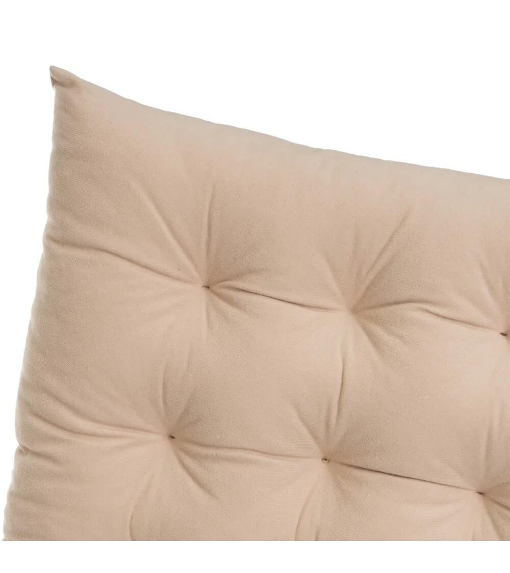 Dcasa Set De 4 Cojines Acolchados Para Silla Beige De Antelina De 40x40 Cm