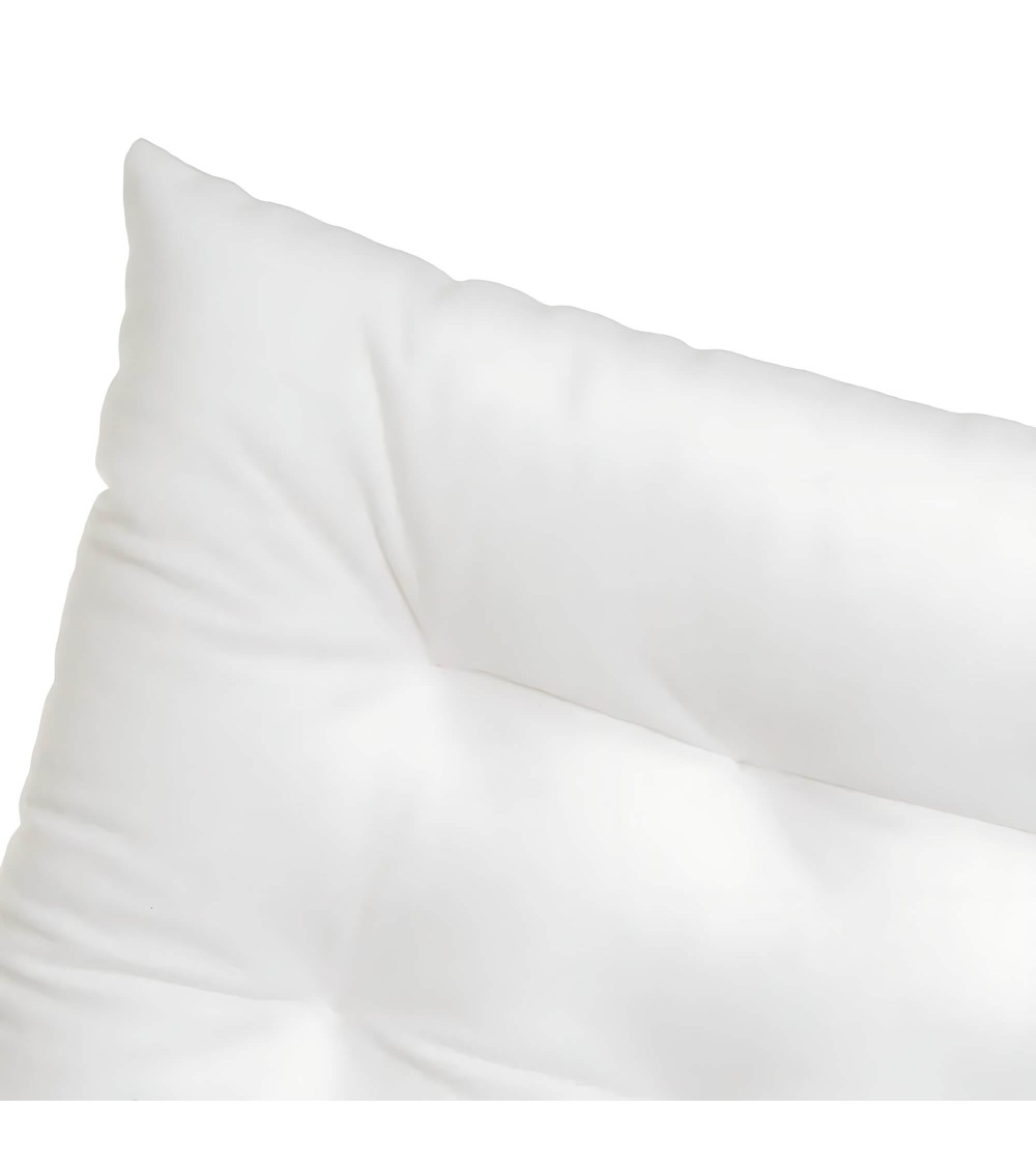 Dcasa Set De 4 Cojines Acolchados Para Silla Blanco Roto De Antelina De 40x40 Cm