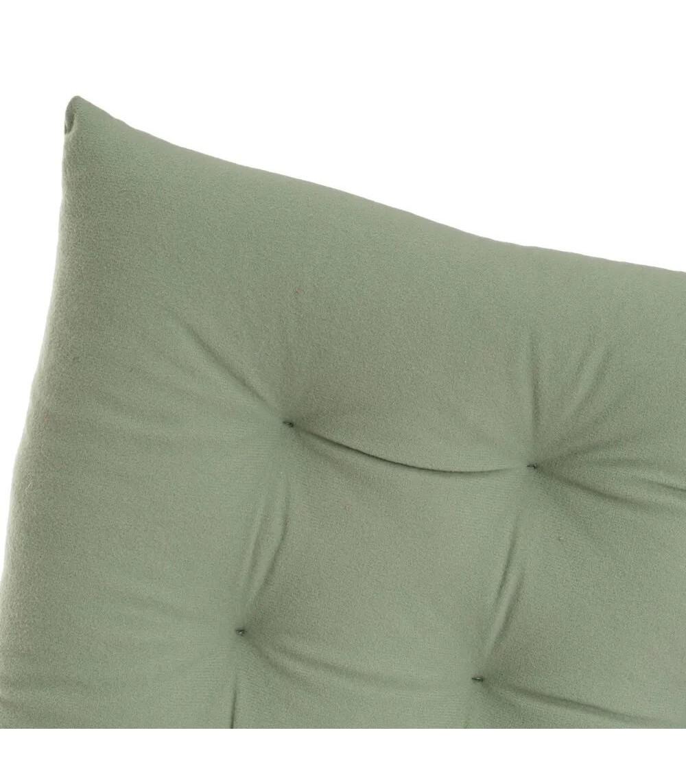 Dcasa Set De 4 Cojines Acolchados Para Silla Verdes De Antelina De 40x40 Cm