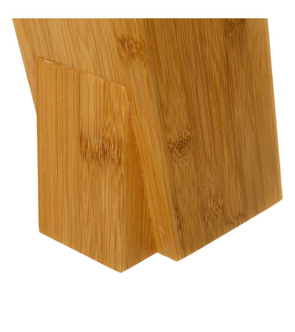 Dcasa Soporte Cuchillos Marrón Bambú Nordico De 10x13x26 Cm Tacoma Para Cuchillos De Cocina