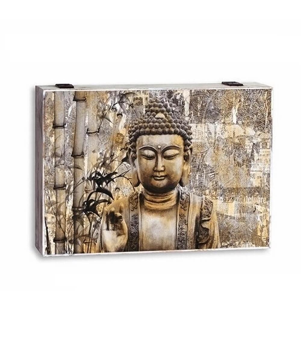 Dcasa Tapa contador de luz cubrecontador electricos buda bambu izq