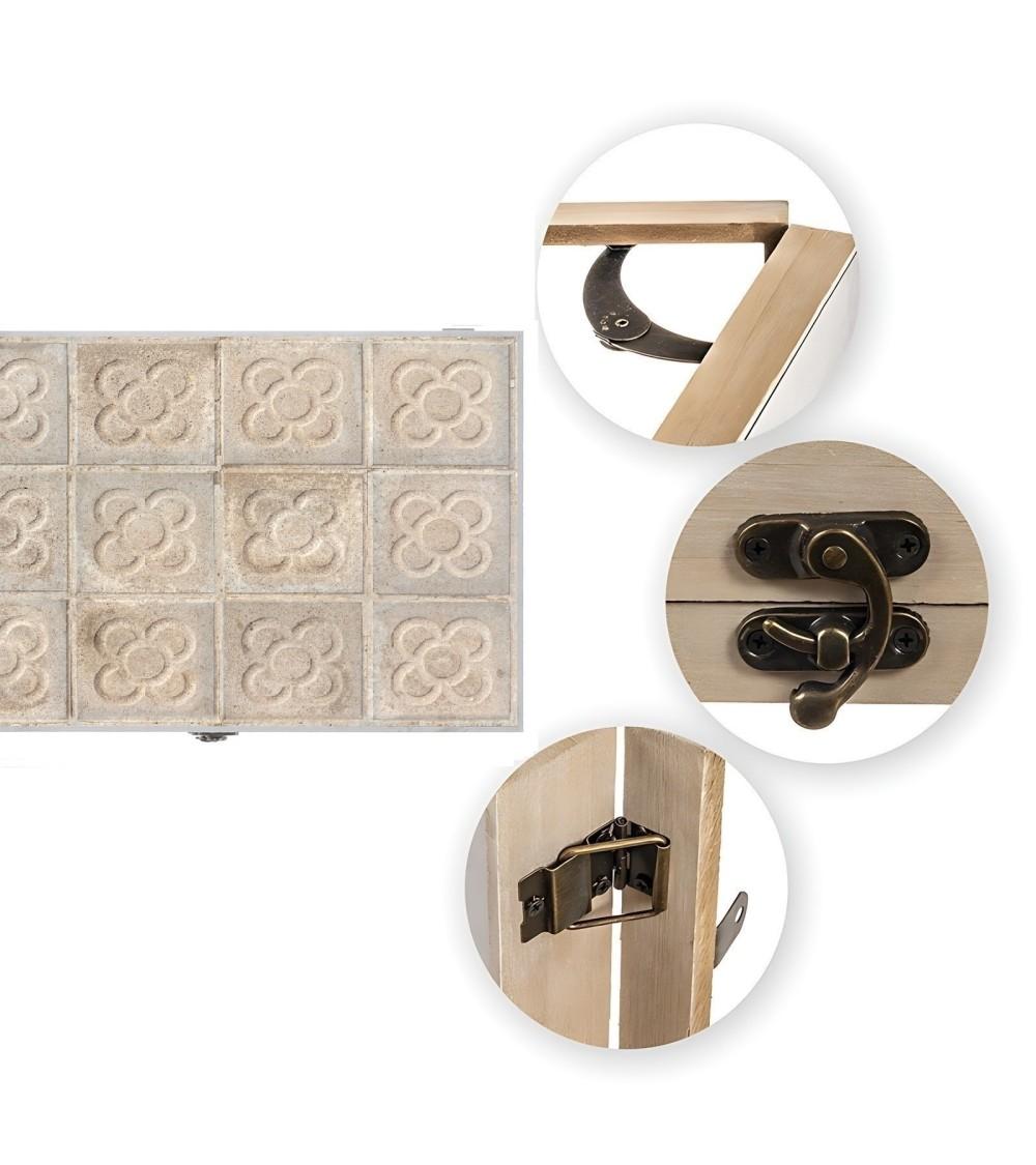 Dcasa Tapa Contador De Luz O Cubrecontador Electricos De Madera Nordicos Panot Barcelona De 46x6x32 Cm