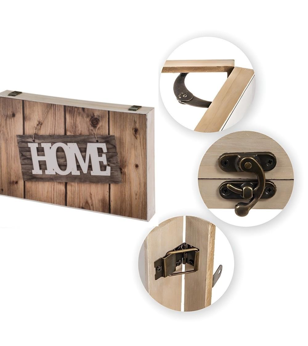 Dcasa Tapa Contador De Luz O Cubrecontador Electricos De Madera Home Marron De 46x6x32 Cm