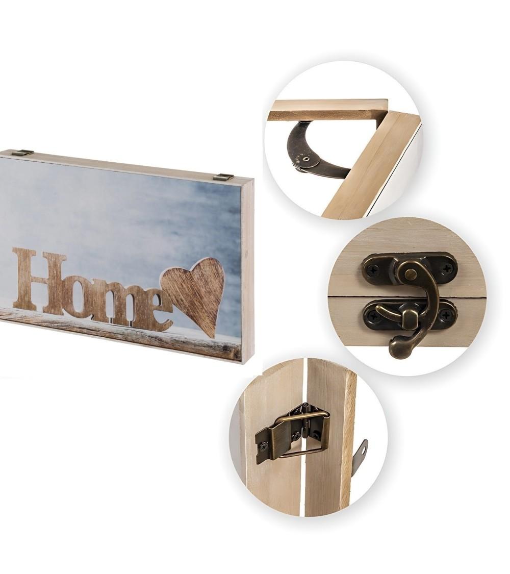 Dcasa Tapa Contador De Luz O Cubrecontador Electricos De Madera Home Corazon De 46x6x32 Cm