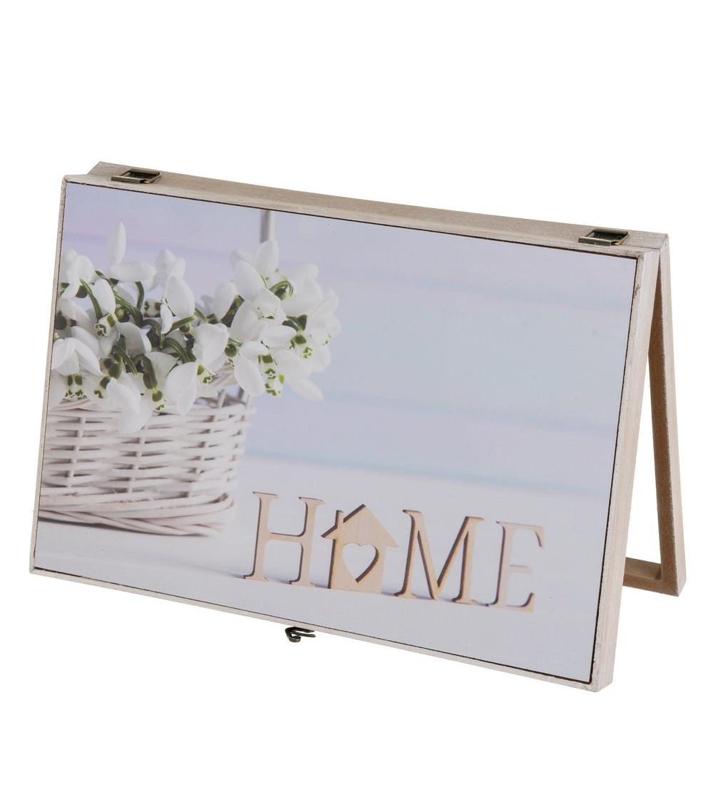 Dcasa Tapa contador de luz o cubrecontador electricos de madera Home de 46x6x32 cm