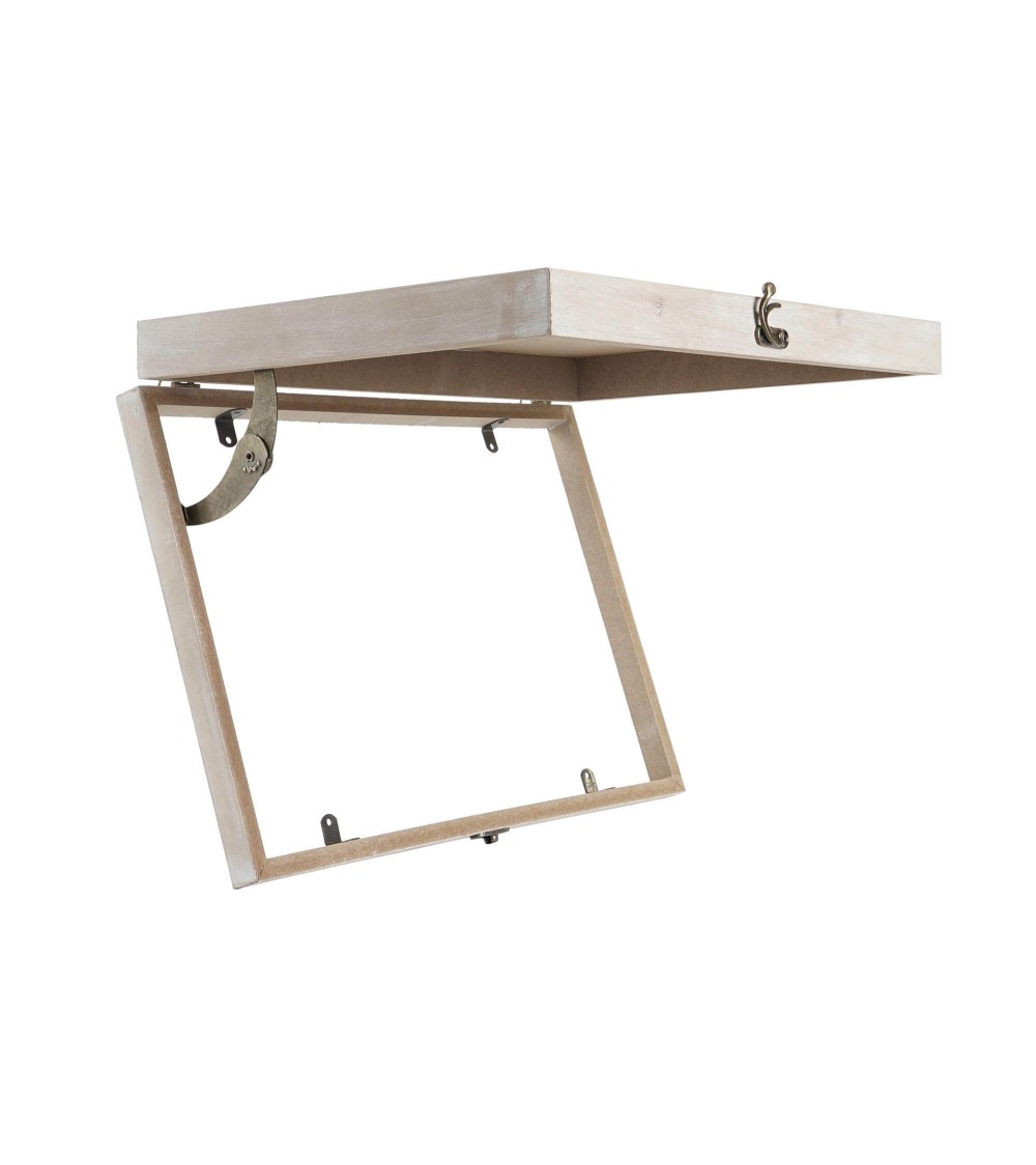 Dcasa Tapa Contador Luz O Cuadro Eléctrico De Madera Ciudad Noche De 46x6x32 Cm