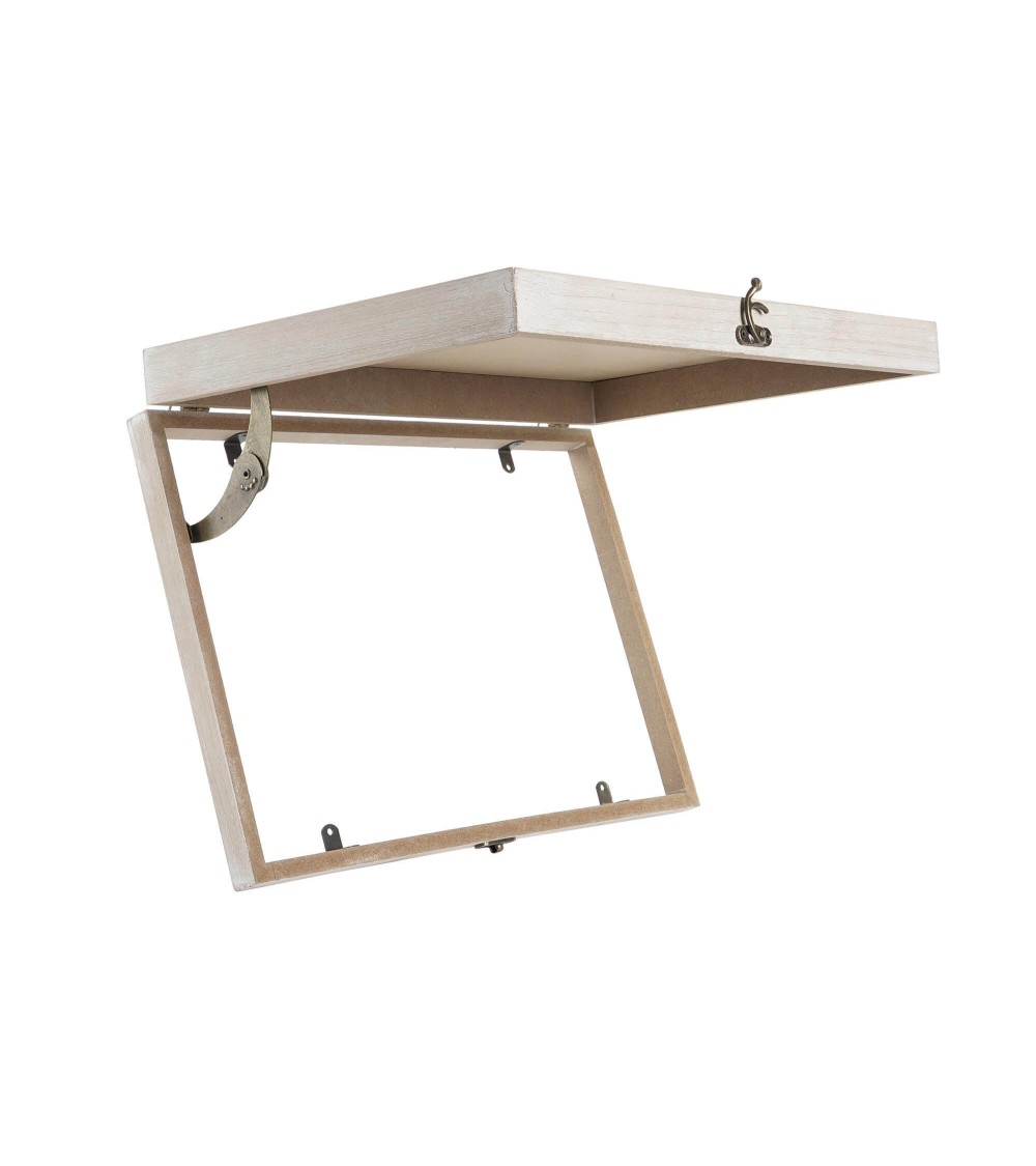 Dcasa Tapa Contador Luz O Cuadro Eléctrico De Madera Con Macetas Y Cactus De 46x6x32 Cm Aloe Vera