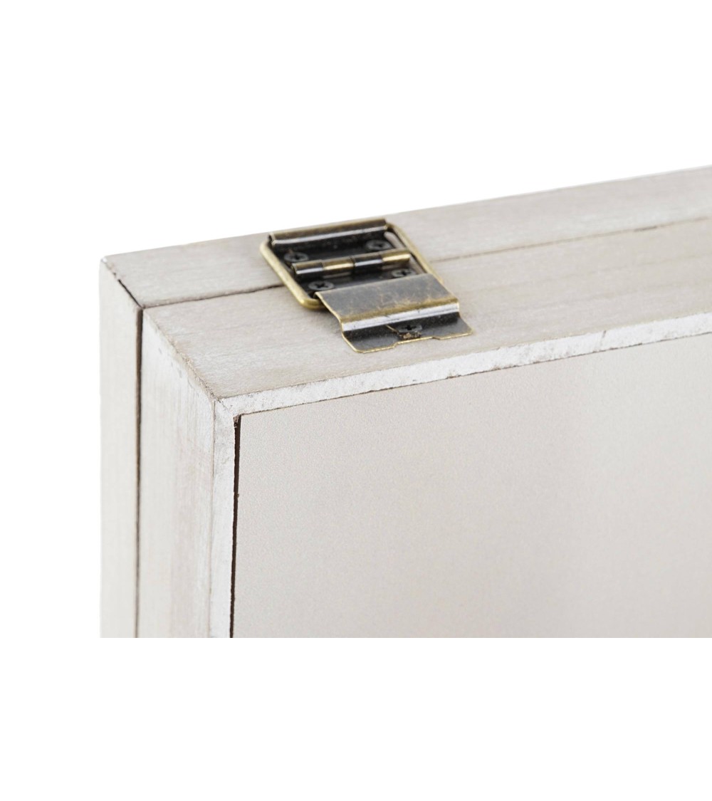 Dcasa Tapa Contador Luz O Cuadro Eléctrico De Madera HOME NEGRO De 46x6x32 Cm