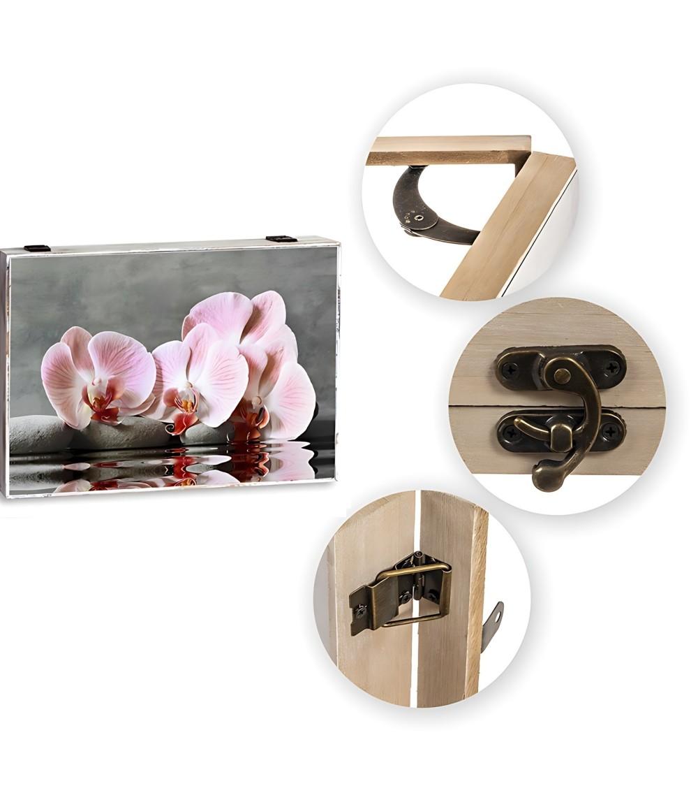 Dcasa Tapa Contador Luz O Cuadro Eléctrico De Madera Zen Relax De 46x6x32 Cm