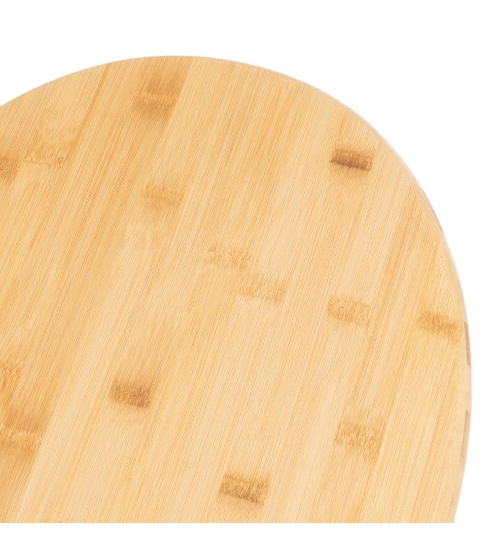 Dcasa Tapa Para WC Universal Original De Madera Bambú Natural Con Bisagras De Acero Inoxidable
