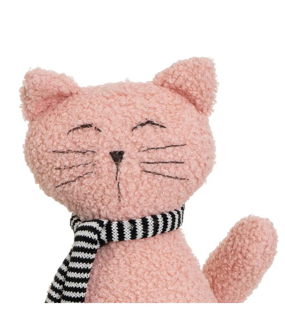 Dcasa Topes De Puerta De Gatos De Tela De Borreguito Y Gravilla De Colores