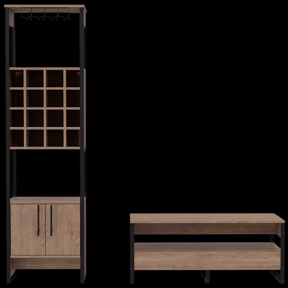 Deco home Combo Mágnum bar + Mesa de centro