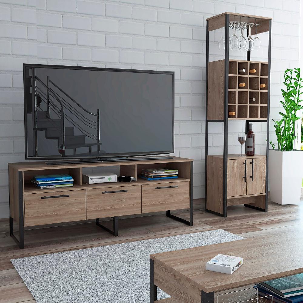 Deco Home Combo Magnum Bar+Rack Tv Abierto