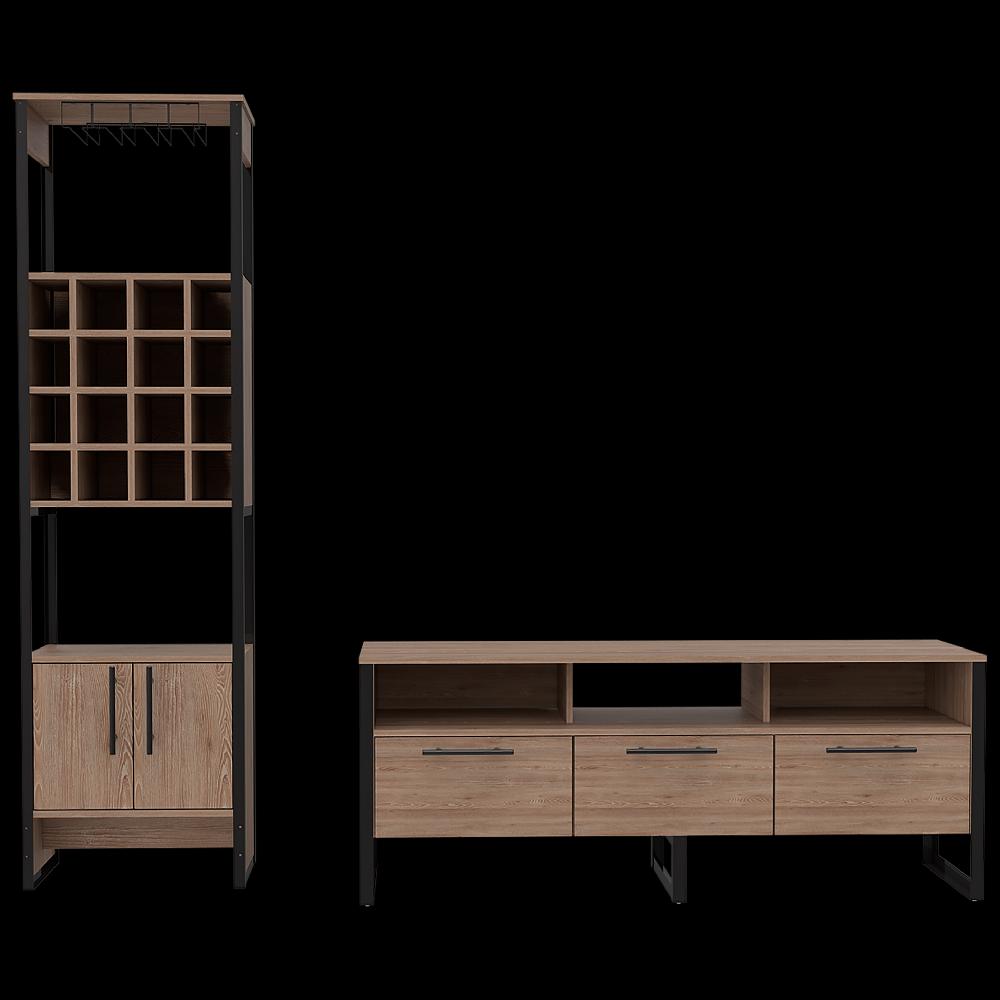 Deco home Combo Magnum Bar+Rack tv abierto