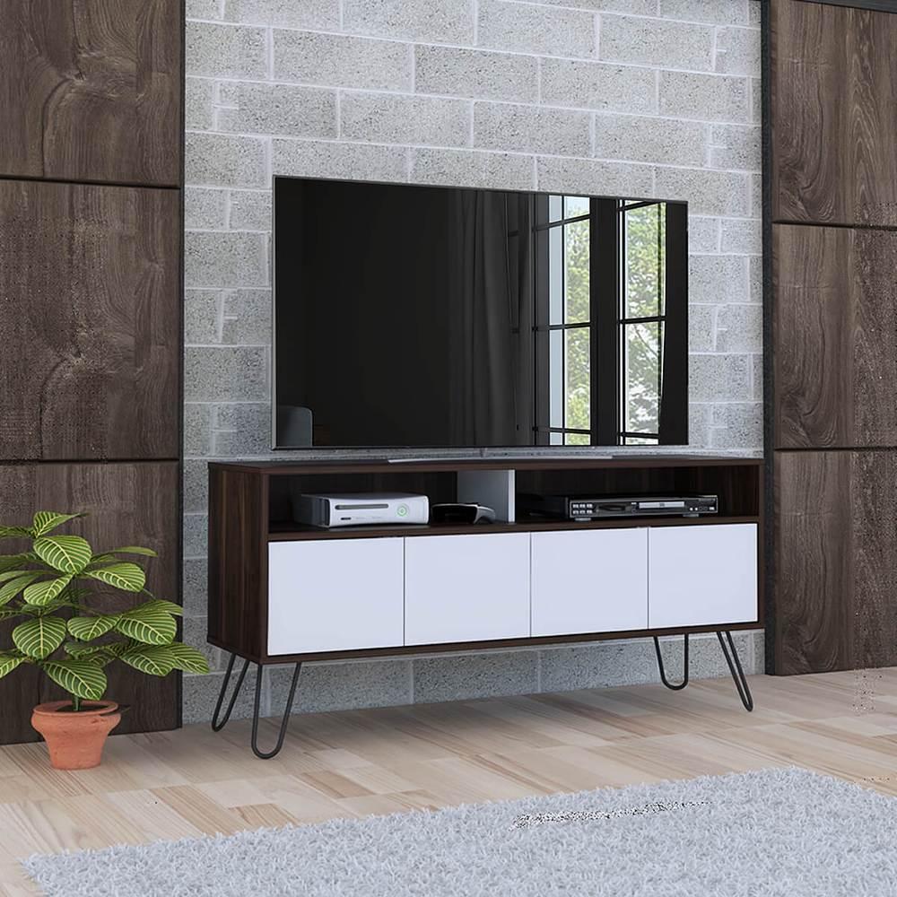 Deco Home Combo Rack De Tv + Mesa De Centro Vassel