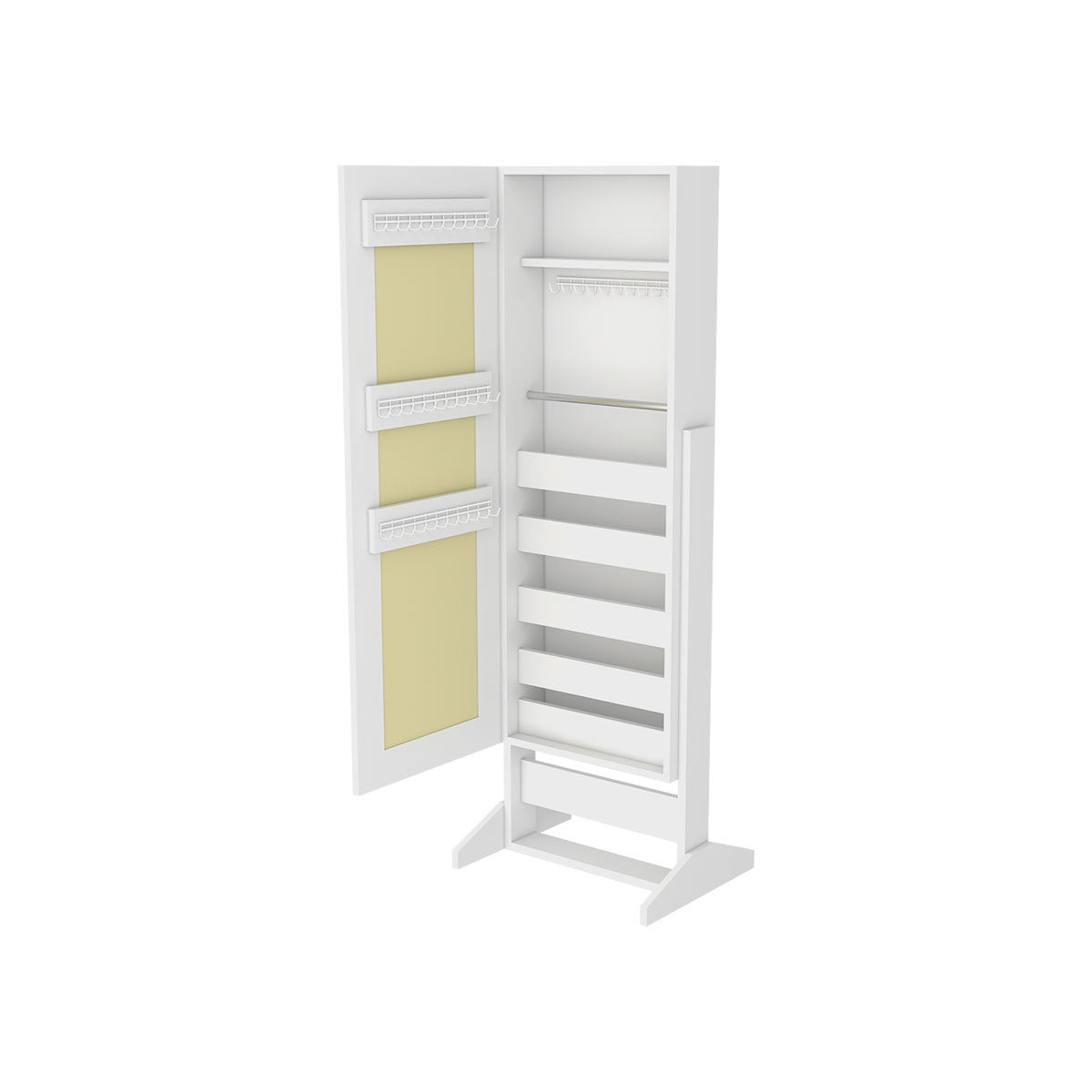 Deco Home Joyero Prisma Blanco