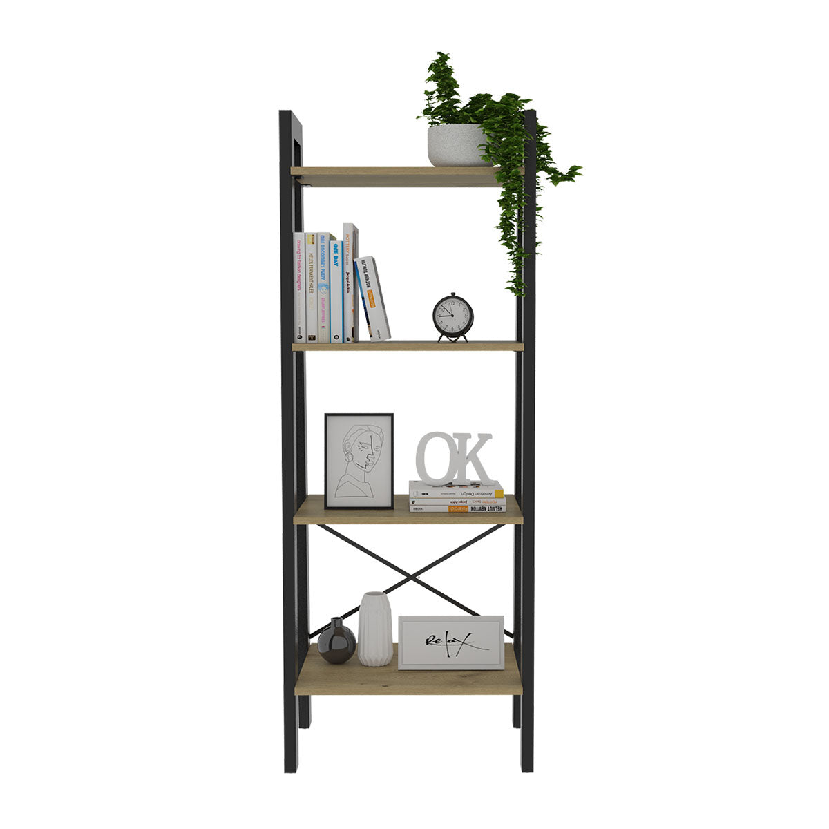 Deco Home Librero Escalera Ferrato