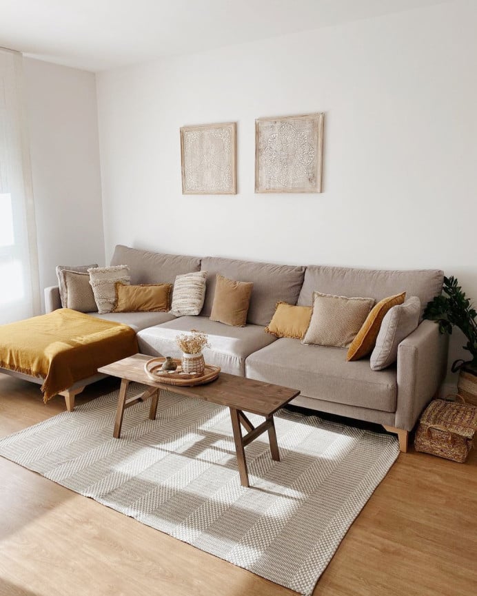 Deco Wood Banco De Madera Maciza En Tono Nogal De 115cm