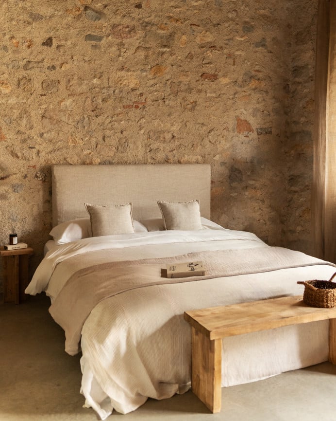 Deco Wood Banco Rústico De Madera Maciza De 120x80cm