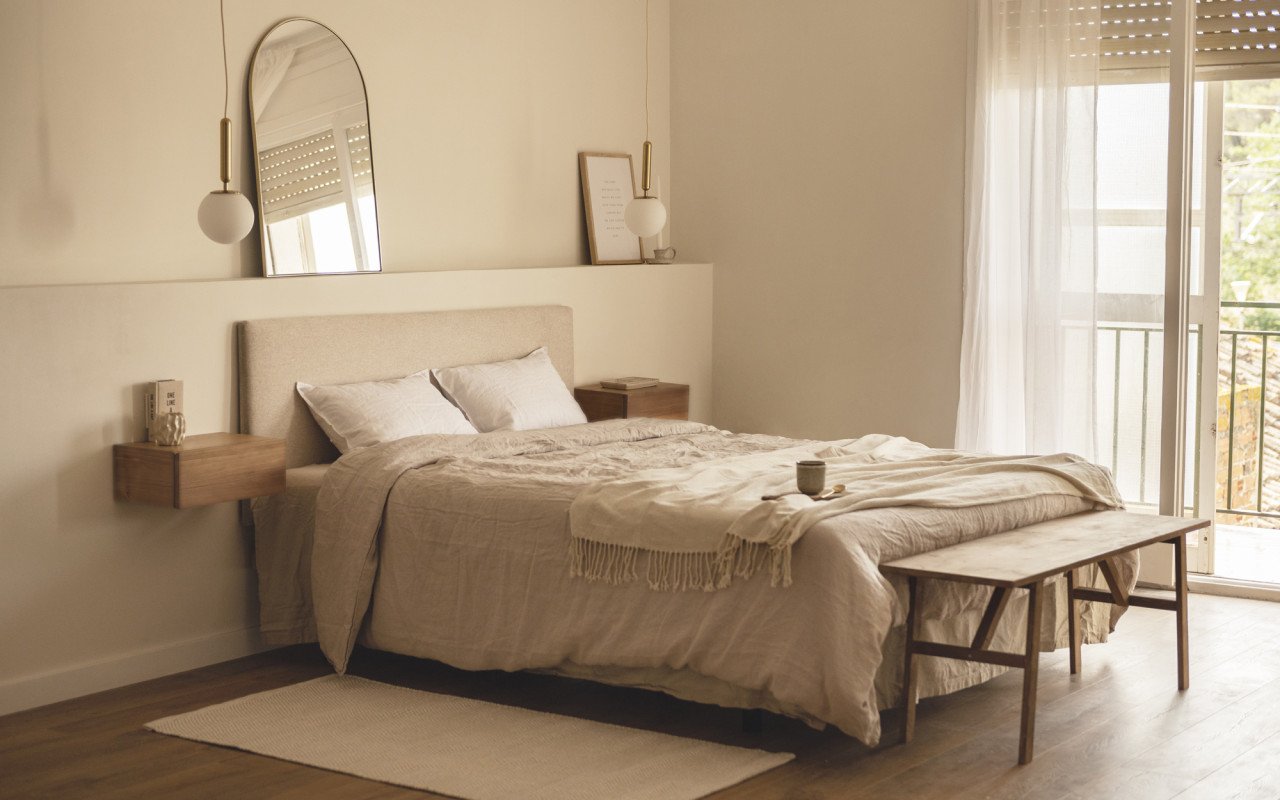 Deco Wood Banqueta De Madera Maciza En Tono Roble Oscuro De 120x45cm