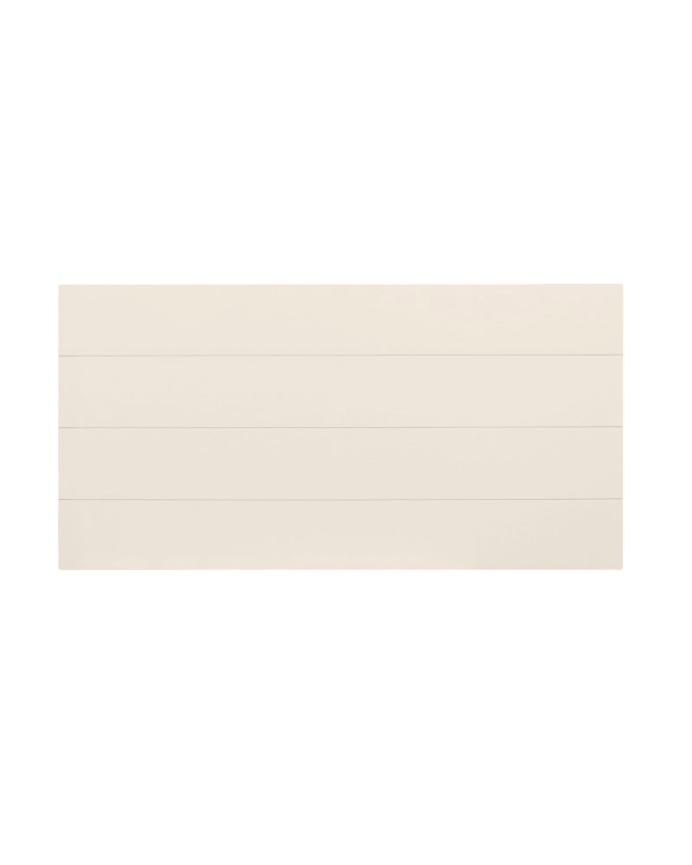 Deco wood Cabecero de madera DM en tono natural de 90x80cm