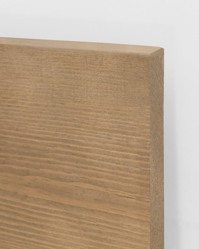 Deco Wood Cabecero De Madera Maciza Combinado Pizarra De 80x60cm