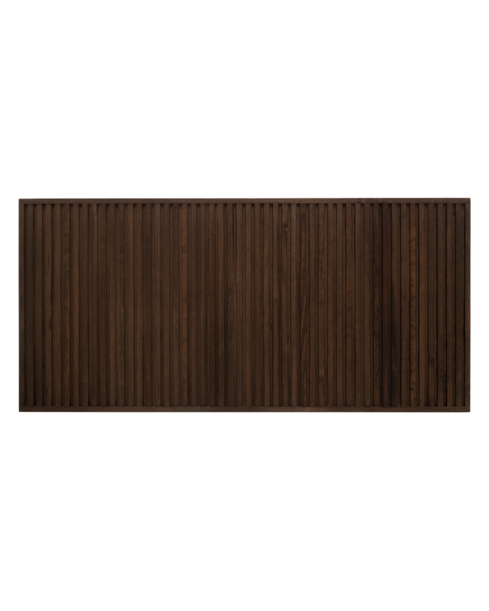Deco Wood Cabecero De Madera Maciza En Tono Nogal De 160cm