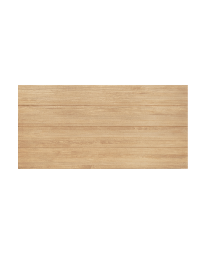 Deco wood Cabecero de madera maciza en tono roble medio de 90x80cm