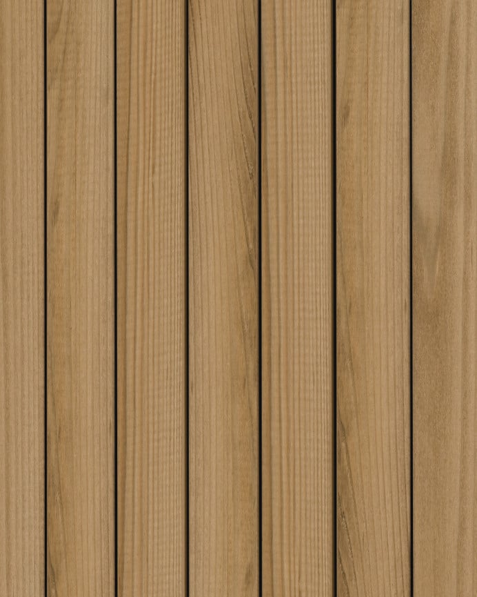 Deco Wood Cabecero De Madera Maciza En Tono Roble Oscuro De 100x60cm