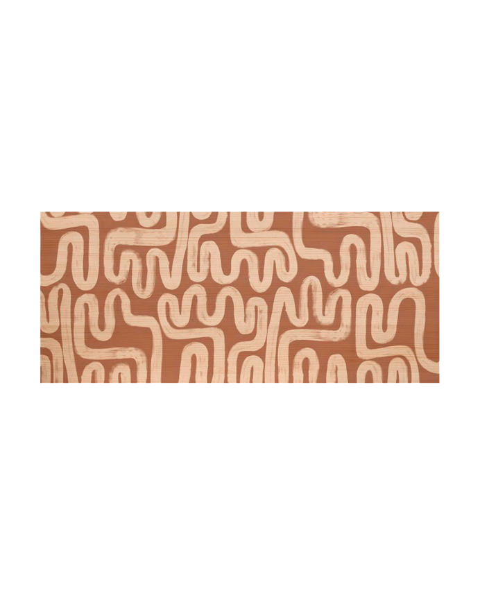 Deco Wood Cabecero De Madera Maciza Estampado De 90x80cm