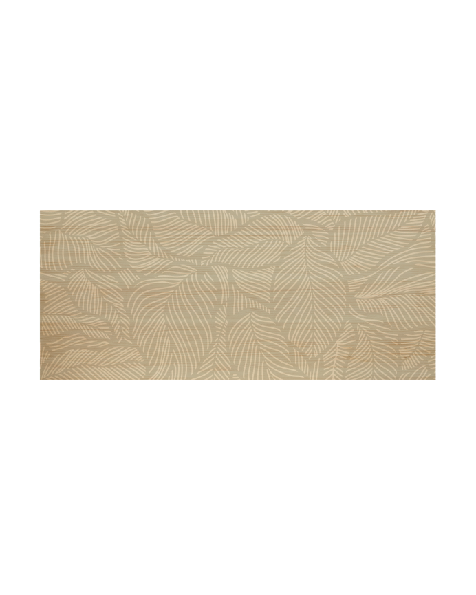 Deco Wood Cabecero De Madera Maciza Estampado De 90x80cm