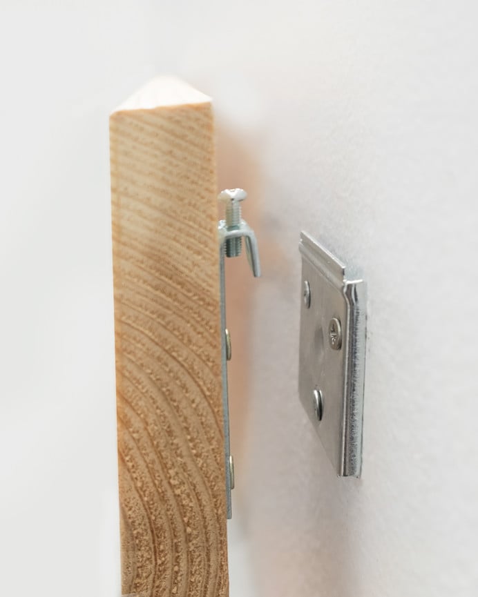 Deco Wood Cabecero De Madera Maciza Estampado Motivo Floral Romántico Decapado De 90x80cm