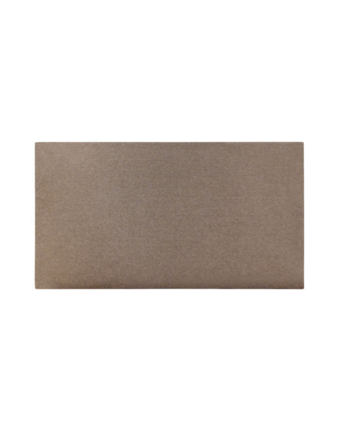 Deco Wood Cabecero Tapizado De Algodón En Color Marron De 90x80cm