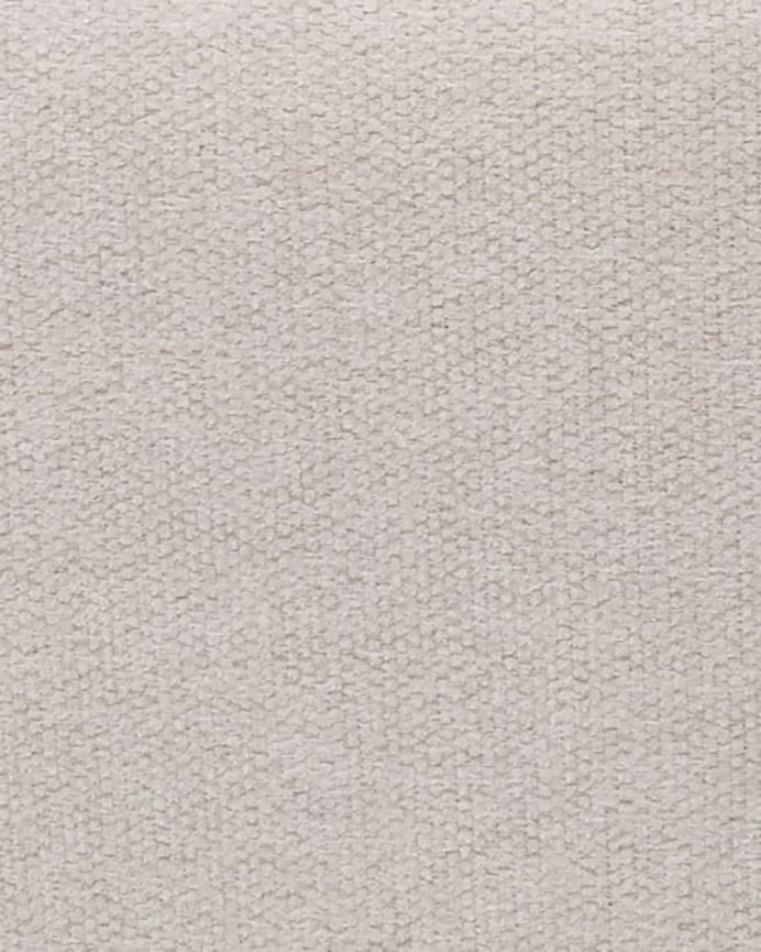 Deco Wood Cabecero Tapizado De Poliester Con Botones En Color Beige De 90x60cm