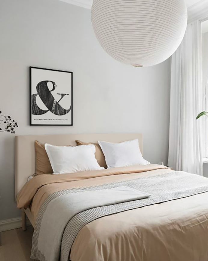 Deco Wood Cabecero Tapizado De Polipiel Con Botones En Color Beige De 90x80cm