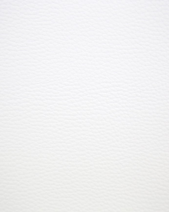 Deco Wood Cabecero Tapizado De Polipiel Liso En Color Blanco De 90x80cm