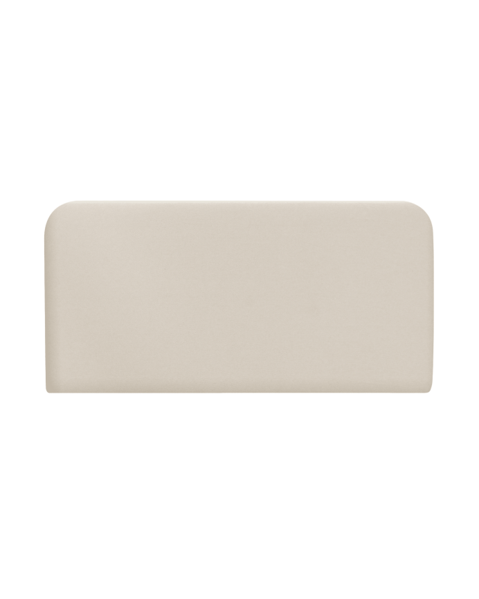 Deco Wood Cabecero Tapizado Horizontal Con Estructura De Madera Acabado En Beige De 150x80cm