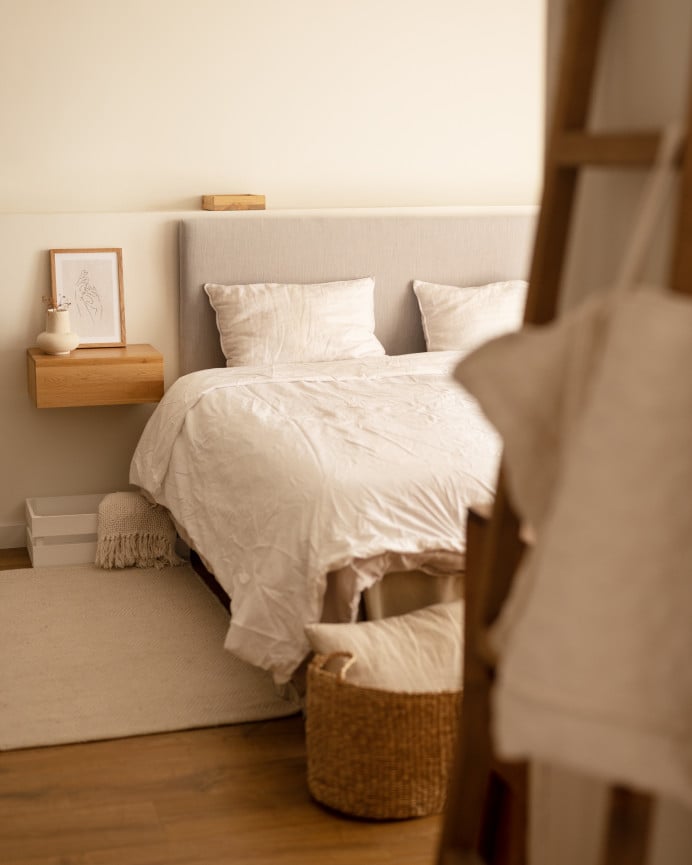 Deco Wood Caja De Madera Maciza En Tono Blanco De 49x30 5x17 5cm