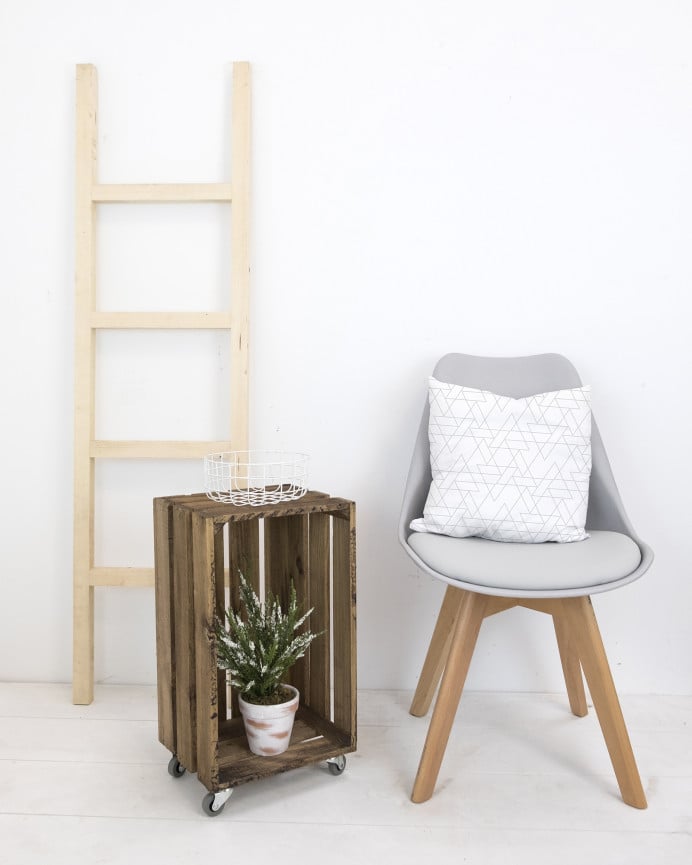 Deco Wood Caja Elaborada Con Madera De Pino Gallego De 25 5x30 5x49cm