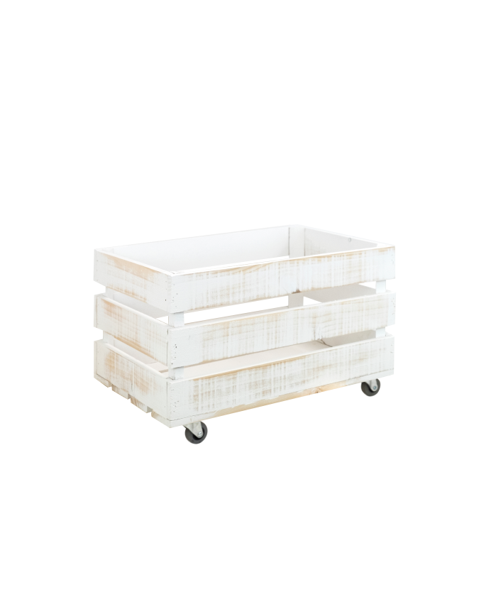 Deco wood Caja elaborada con madera de pino gallego de 49x30 5x25 5cm