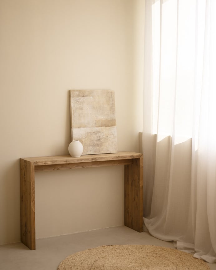 Deco Wood Cuadro Gris Decorativo Sobre Algodón Con Bastidor De Madera Pintado Artesanalmente Con Pintura Al óleo De 80x60cm