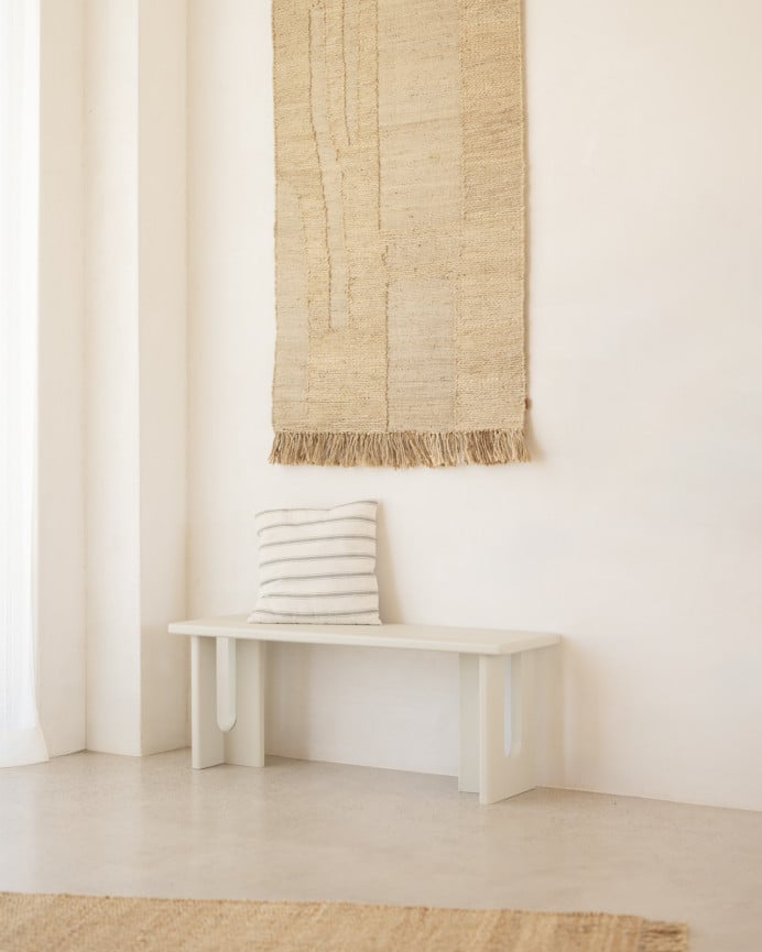 Deco Wood Banco De Microcemento En 120x33cm