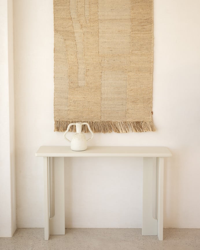 Deco Wood Consola De Microcemento En 120x33cm