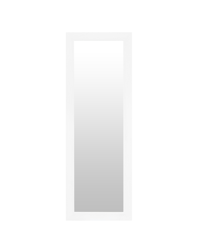 Deco wood Espejo de madera color blanco de 64x84cm