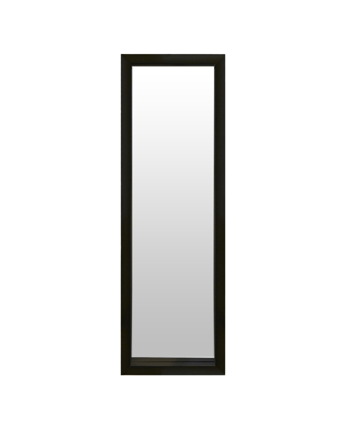 Deco wood Espejo de madera color negro de 59x79cm