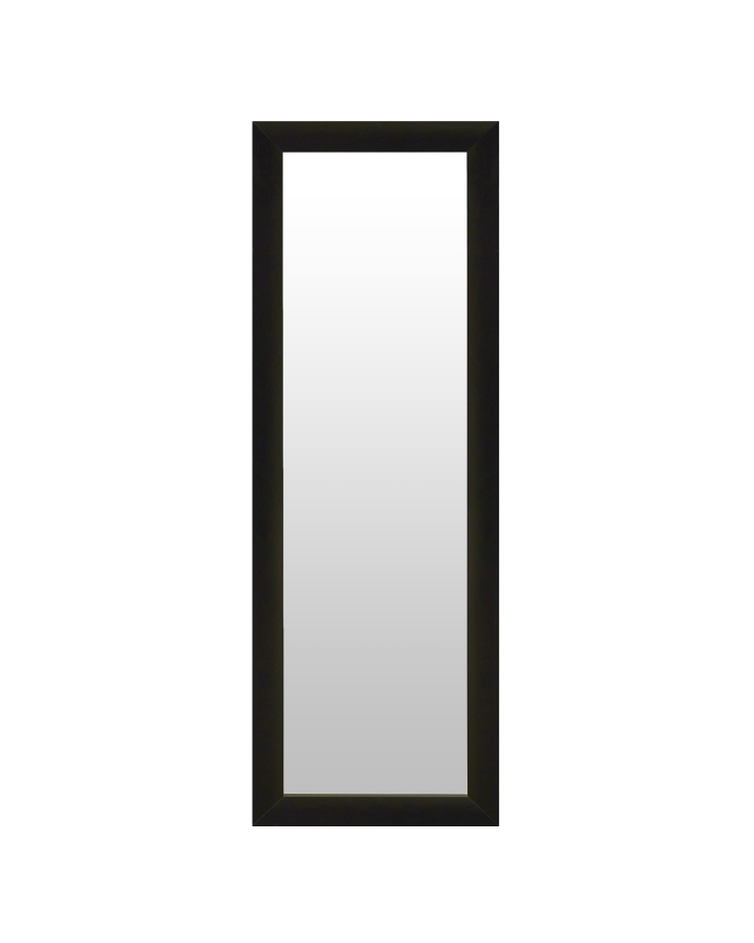 Deco wood Espejo de madera color negro de 64x84cm