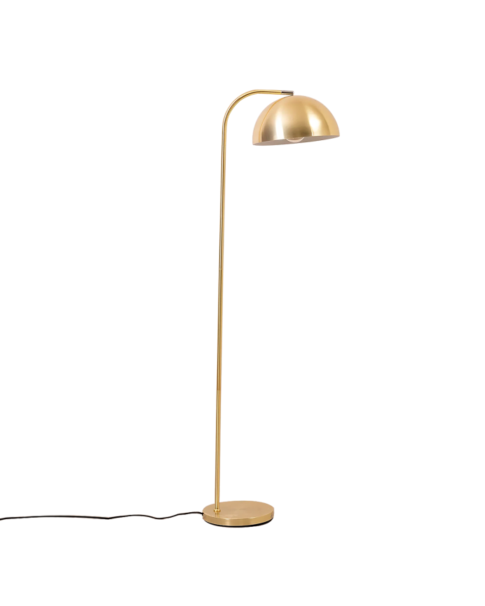 Deco wood Lámpara de pie de aluminio de 149x30cm